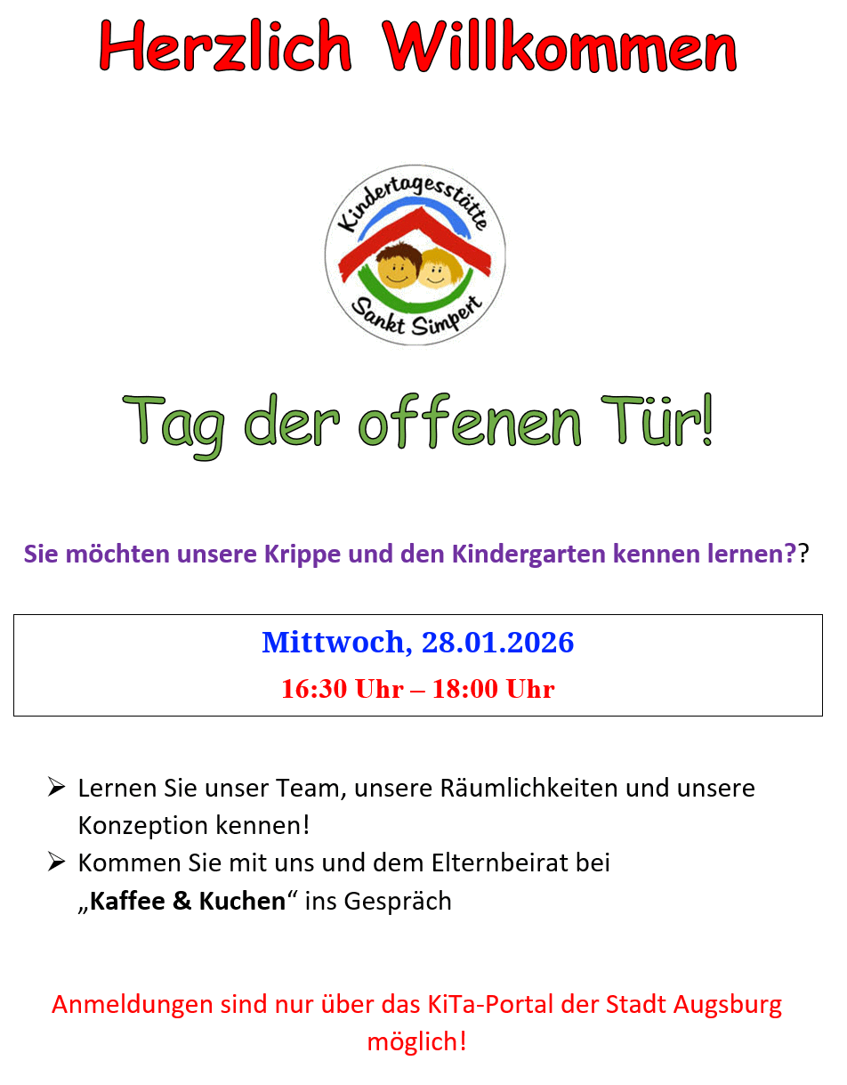 Flyer Tag der offenen Tür